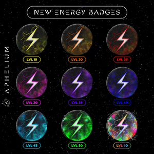 Aphelium energy badges