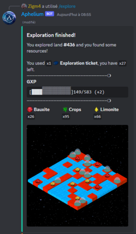 Exploration result